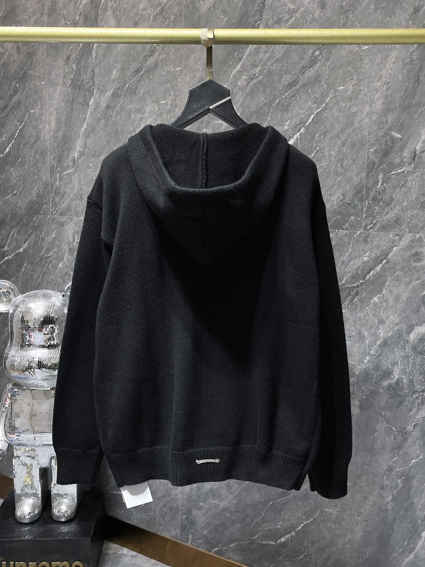 P256 Chrome Hearts🍁Sweater Series🍁 Chrome Hearts U Sailin On pullover sweater. Selected high-quality wool blended knitted fabric. Non-common version on the market. Recommended color: black